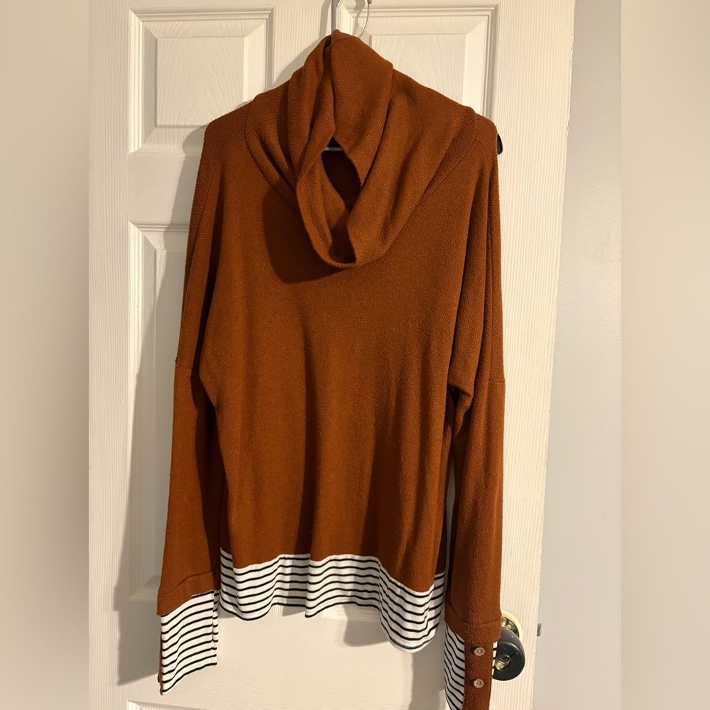 Boutique loose neck sweater